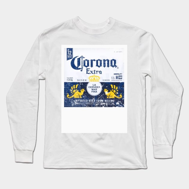 Corona Extra Beer Long Sleeve T-Shirt by Hizat